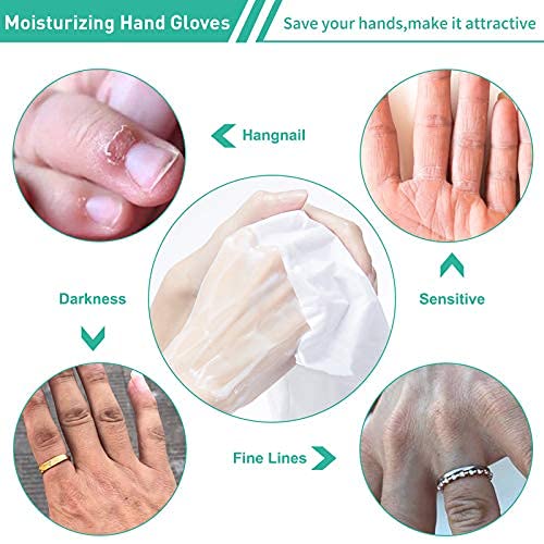 Hand Mask 4 Pairs Moisturizing Gloves Hand Peeling Mask Repairing