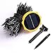 Icicle Solar Christmas String Lights, 73 Ft 200 LED Waterproof Fairy Decorative Lighting for Indoor/Outdoor Patio, Lawn, Garden, Party, Wedding, Holiday Decorations, and Christmas (Warm White)