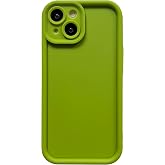 Puxicu Slim Case for iPhone 15, Enhanced Camera Protection, Shockproof Skin-Friendly Touch Soft Case Cover for iPhone 15 Phone 6.1 inch, Avocado green