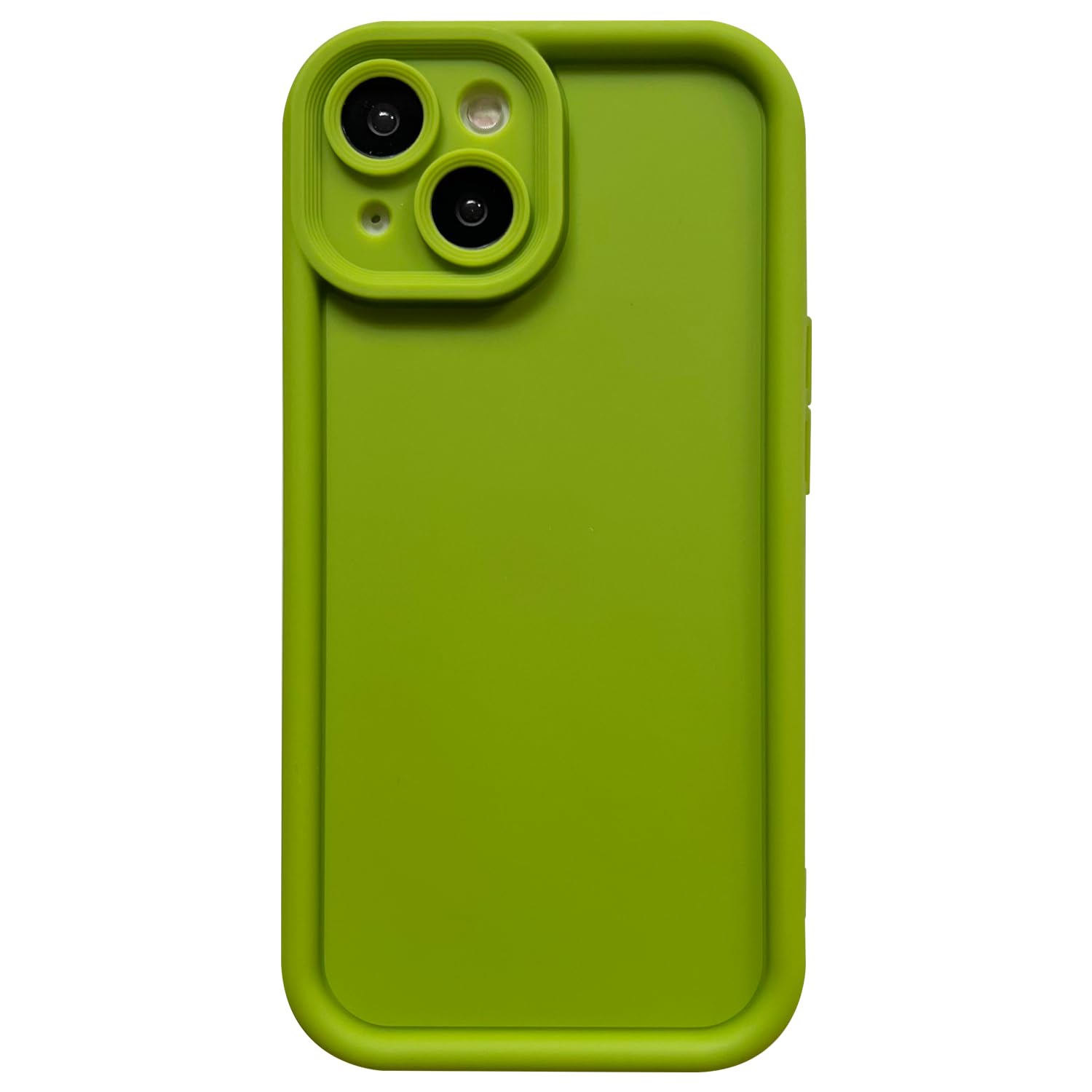 Puxicu Slim Case for iPhone 15, Enhanced Camera Protection, Shockproof Skin-Friendly Touch Soft Case Cover for iPhone 15 Phone 6.1 inch, Avocado green
