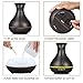 NEWKBO 400ml Humidifier Essential Oil Diffuser Wood Grain,7 Color Changing LED Mood Light for Home Yoga Spa Office Bedroom Baby Room