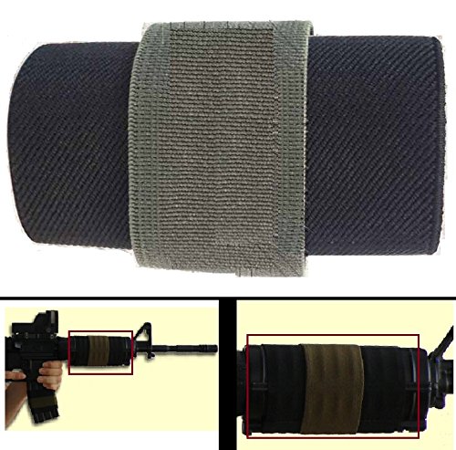 Ultimate Arms Gear IDF Israeli Defense Forces Black & OD Olive Drab Green Elastic Rifle Forend Band Cover