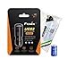 FENIX UC02 USB Rechargeable 130 Lumen Cree LED keychain Flashlight (Black) with, EdisonBright brand USB charging cable bundle