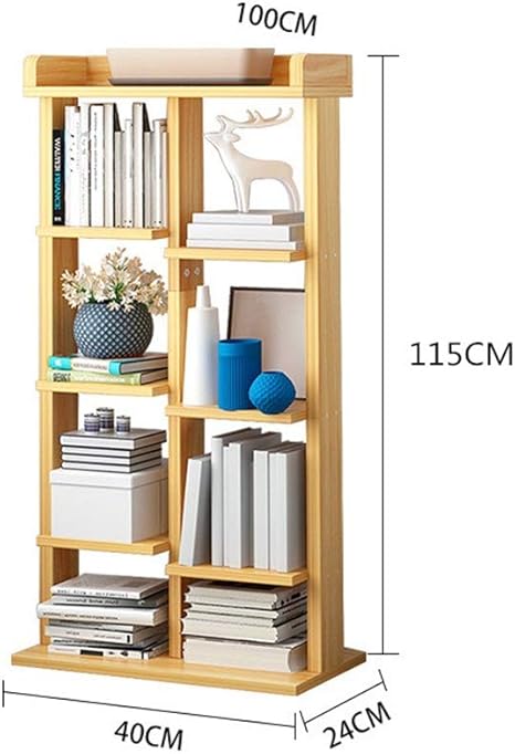 Amazon Co Jp ブックシェルフ 書棚 本棚 シンプルな本棚本棚現代のミニマリスト のフロア棚多機能ホームクリエイティブ収納キャビネット省スペース本棚 多用途 Color White Size 40x24x115cm ホーム キッチン