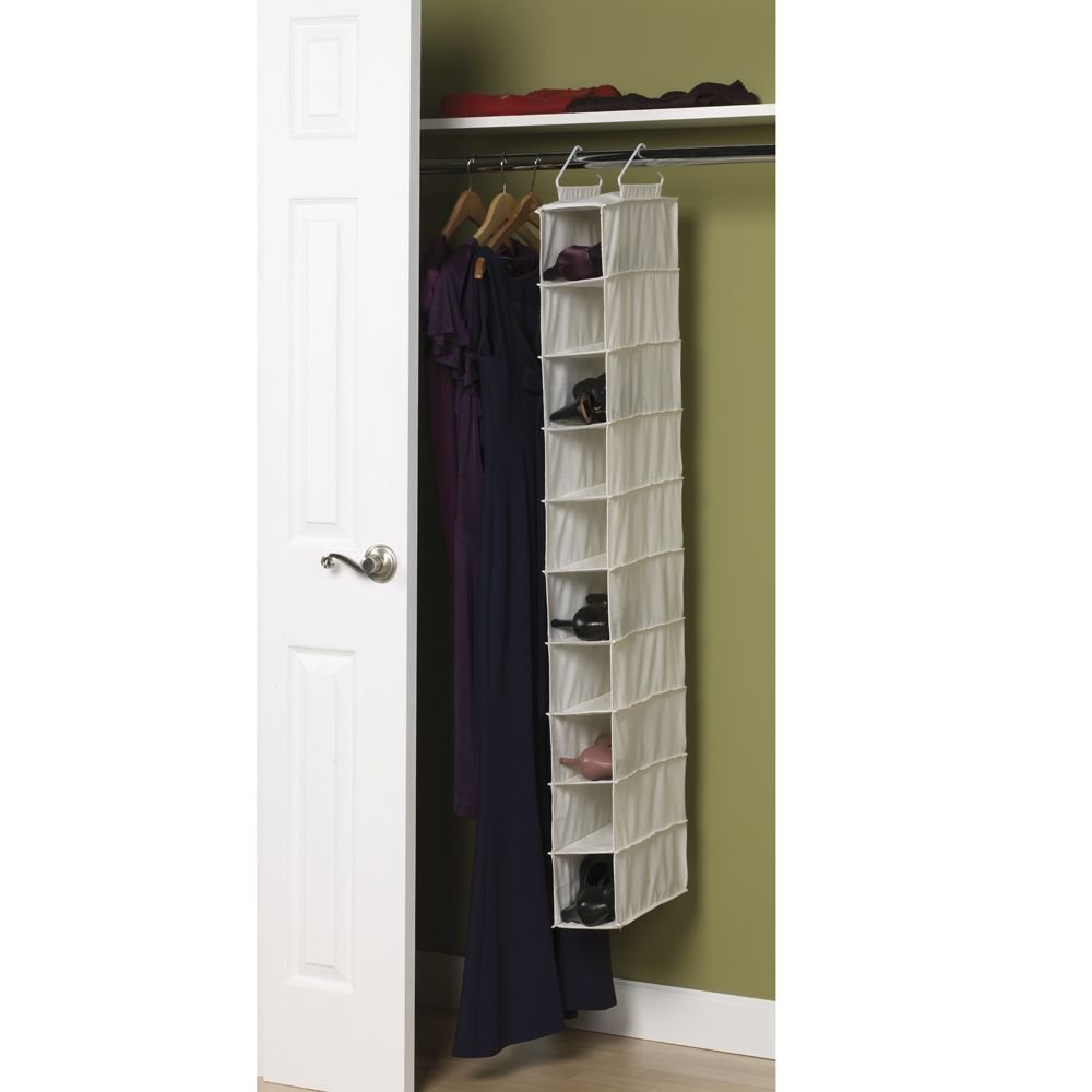 Household Essentials 10 Pocket Hanging Shoe Storage