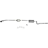 Replacement Part For 1985-1986 Jeep CJ7 4.2L Converter W/O Air Tap Muffler Complete Exhaust SystemReplacement Part For