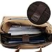 Back-to-School Sale- S-ZONE Retro Canvas Leather School Travel Backpack Rucksack 15.6-inch Laptop Bag