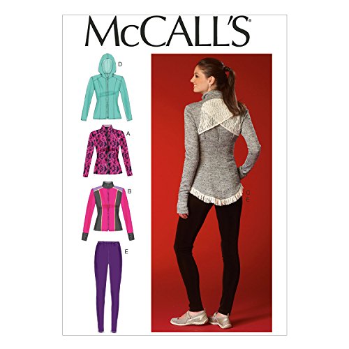 McCall's Patterns M7026 Misses' Jackets and Leggings, A5 (6-8-10-12-14)