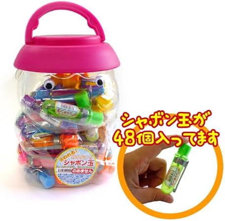 Amazon 割れないシャボン玉 試験管タッチバブル 48個入りbox おもちゃ おもちゃ