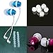 APG 10 Pairs Large Clear Replacement Silicone Earbud Tips for in Ear Earphone