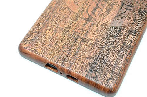 VolksRose Amazon Kindle Paperwhite Wooden Case - Rosewood Adam and Eve - Premium Quality Natural Bamboo / Wood Cover for All Kindle Paper White Versions - Thumbnail 4