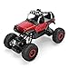 RC Cars Off-road Vehicles Rock Crawler Monster Trucks 4WD RC Trucks 1:18 2.4GHz RC Hobby Cars Racing Cars with LED Light Christmas Gifts for kids- Red