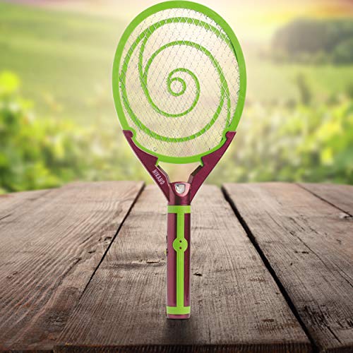 Nikаnd Fly Racket - Light Trap Indoor & Outdoor Tennis Racquet - Fruit Flies Fly Control Best for Camping