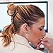 Hair Hugger for Fine, Thin, Short & Straight Hair by HairZing - Easy Comfy Styles, Add Volume with No Pressure - Double Comb with Elastic for UpDo, Ponytail, French Twist, Bun (Tortoise - Large)