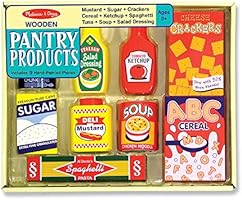 Melissa Doug Pantry Food Set Wooden Play Food Pretend Play