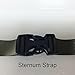 BRONZEMAN Sternum Strap Backpack Chest Harness - Nylon - Adjustable Universal - 6 (Black)