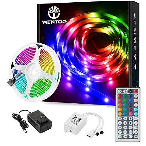 WenTop Led Strip Lights 16.4ft for Bedroom with Remote Pricepulse