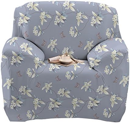 Tomtopp Printed New Cloth Art Spandex Stretch Slipcover Sofa Cover(1#)(1 Seat)