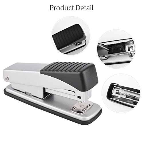 image for Ktrio Desk Stapler, 20 Sheet Capacity, Ergonomic Office Stapler, Half 