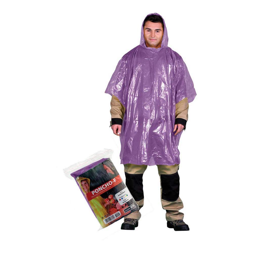 Reis PONCHO-F_V Protective Rainproof Poncho, Purple, Uni Size, Single unit