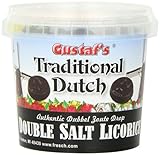Gustaf's Dutch Licorice, Double Salt, 7-Ounce Containers (Pack of 6)