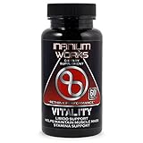 Vitality Natural Testosterone Booster-Optimize Stamina, Strength, Muscle Mass, Energy & Libido (60 Tablets-Non-GMO) by Infinium Works