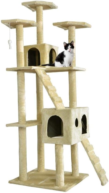 Axiba Arbres A Chat Chats Escalade Escalade Grille De Chat Arbres Chat Pet Eraflure Conseil Dormir Jeux 50 Cm 50 Cm 170 Cm Amazon Fr Animalerie