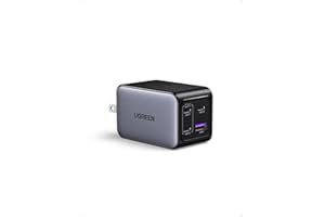 UGREEN Nexode 65W 4 Port GaN Fast Charging Block, 3 Port USB C Fast Compact Wall Charger Compatible with iPhone 17 Pro Max/17