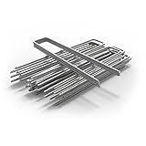 (Pack of 200) 6 inch X 1 inch Landscape Fabric and Garden Anchor Pins