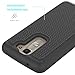 LG K7 Case, LG Tribute 5 Case, LG Treasure Cover Accessories - OEAGO Shock-Absorption Dual Layer Defender Protective Case Cover for LG K7 / LG Tribute 5 / LG Treasure LTE - Black
