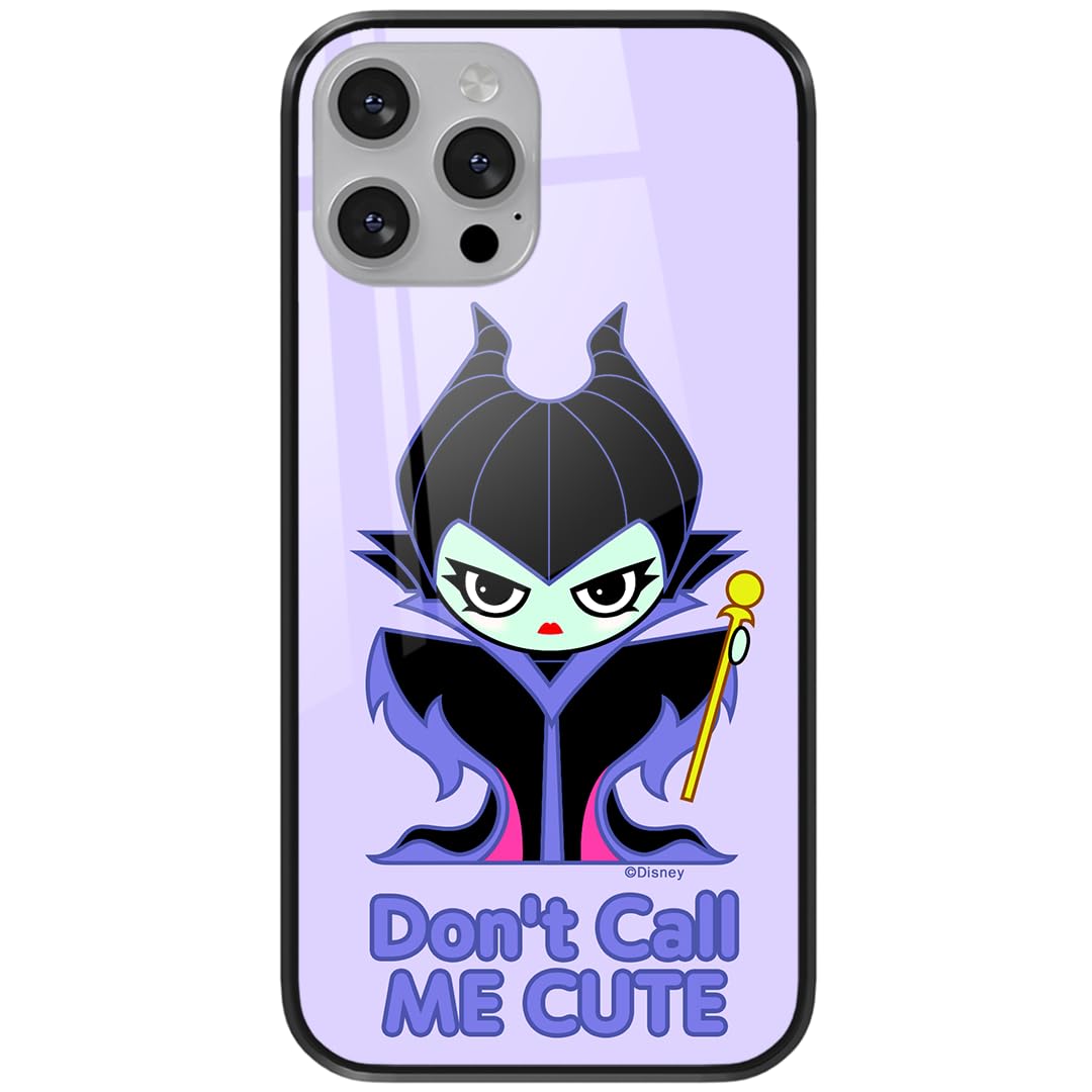 ERT GROUP mobile phone case for Apple Iphone 13 PRO original and officially Licensed Disney pattern Maleficient 003 made of hardened glass, optimally adapted to the mobile phone, protective cover