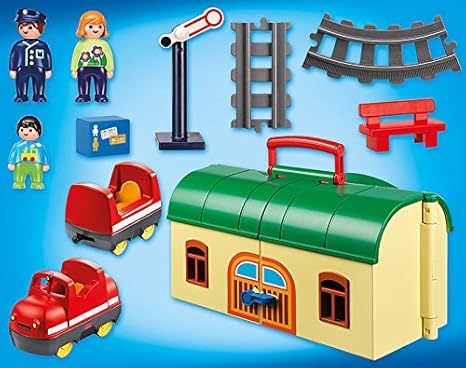playmobil 123 tren maletin
