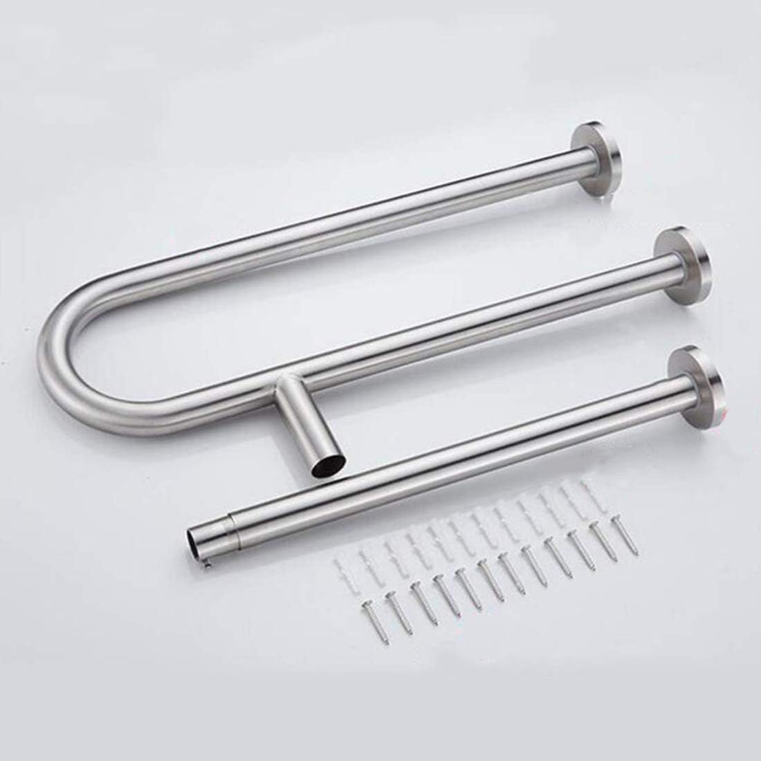 WAZZJ Handicap Grab Bars Toilet Rail Bathroom Support for Elderly Bariatric Disabled Stainless Steel Commode Medical Accessories Safety Hand Railing Guard Frame Shower Assist Aid Handrails Hand Grips: Kitchen & Dining