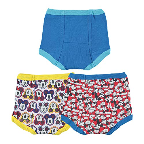 pantalón de entrenamiento de mickey mouse para niños pequeños de disney, paquete de 3, , surtido, 3t