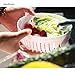 AmyHomie Salad Cutter Bowl, M, White