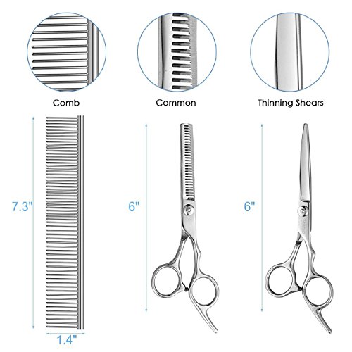 BigTron Professional Rechargeable Electrical Pet Grooming Clipper Kit for Dog and Cat Hair with Trimmer and Shaver