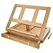 Strokes Art Supplies Artistic Wooden Desk Easel W13 inch H10 inch D2 inch With Drawer Includes Free Wooden Palette