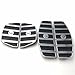 HTT Group Motorcycle Chrome Skull Zombie Rider and Passenger Footboard Kit- Traditional D Shape Fits TOURING FLHT FLT FLTR FLHR FLHS SOFTAIL FLSTC FLSTN FLSTF FLSTS