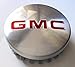 GMC Brushed Aluminum wheel Center Caps 22837060 83mm 3.25