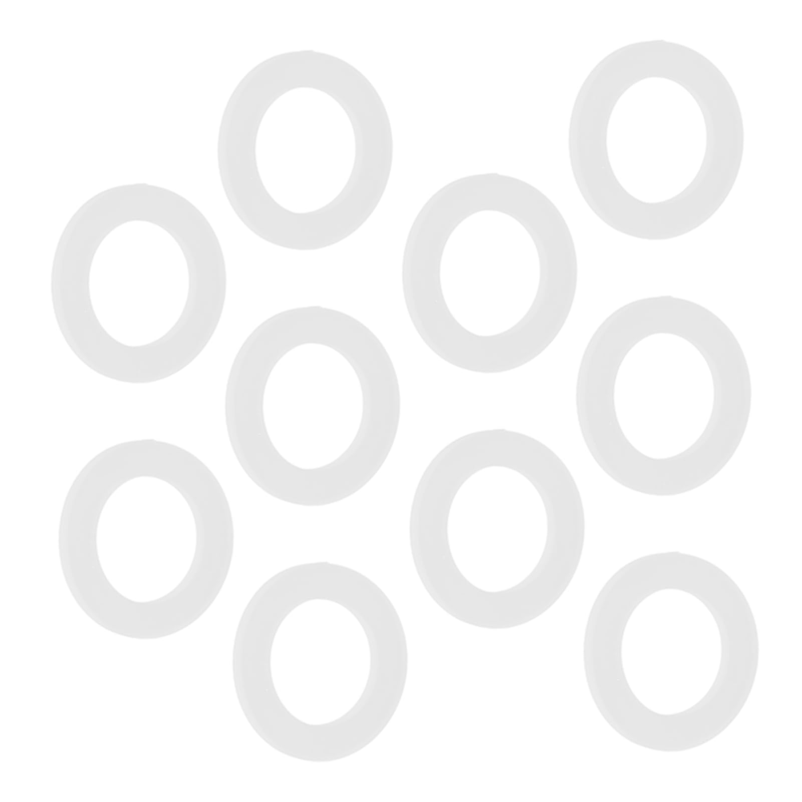 FTVOGUE 10Pcs White Silicone O-Rings Sealing Ring Gasket for Water Heater & Bottles