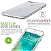 iPhone 7 Plus case, FlexGear Clear Hard PC Back TPU bumper + Glass Screen Protector (Clear)