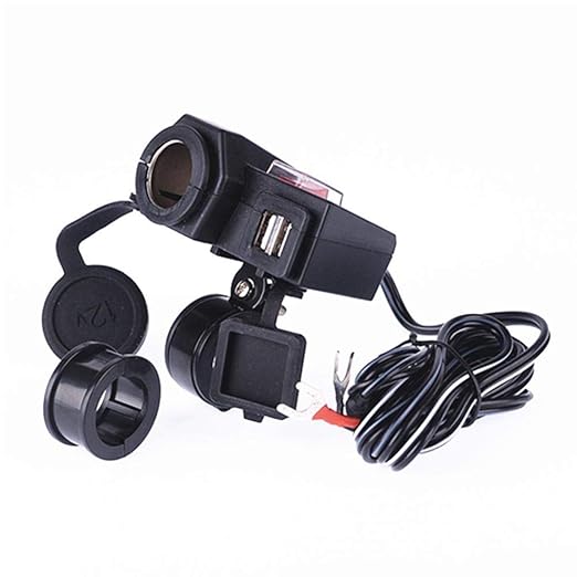 2 in 1 Motorcycle Cigarette Lighter Motorcycle Mobile Amazon.in