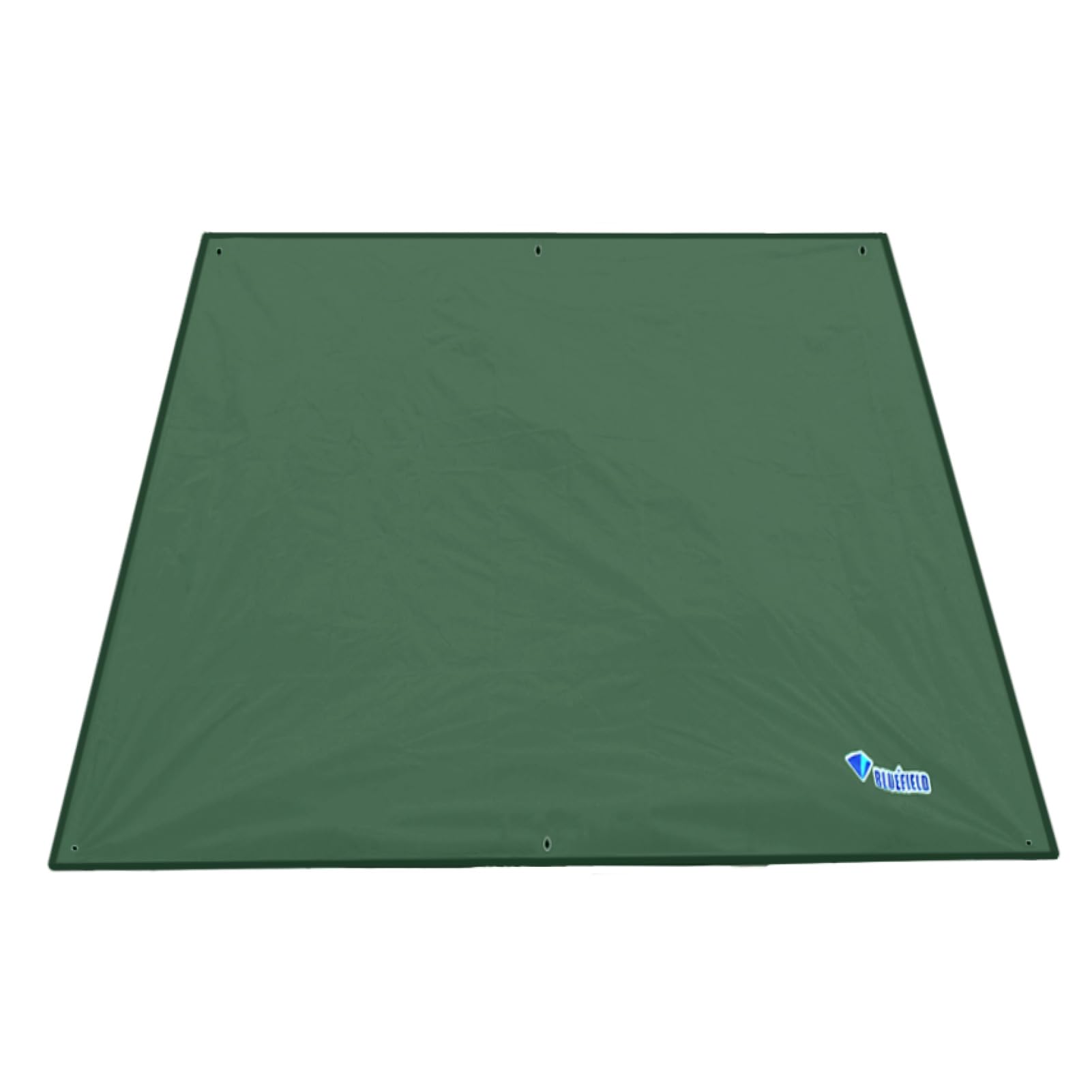 Azarxis Camping Tent Tarp Waterproof Tarpaulin Groundsheet Sunshade Awning Hammock Canopy Footprint Ground Sheet Rain Fly Shelter Blanket Mat (Army Green, S - 150 cm x 220 cm)