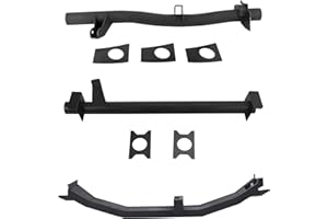 Mountainpeak Front and Rear Fuel Tank Support Crossmember and Rear Upper Shock Mount Crossmember Fit for 2007-2014 Chevy Silverado 1500 GMC Sierra 1500 Regular Cab