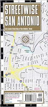 Streetwise San Antonio Map: Laminated City Center Map of San Antonio, Texas (Michelin Streetwise Maps), by Michelin