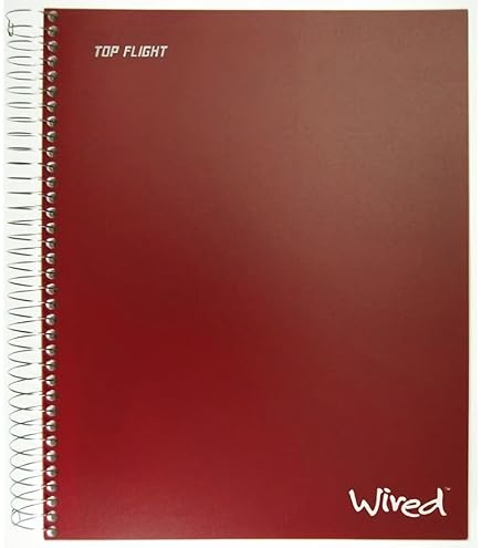 Amazon.com : Top Flight Wired Personal Wirebound Notebook
