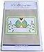 eGoodn Cross Stitch Stamped Kit Pre-Printed Pattern Love Birds, 11CT Aida Fabric Size 14.6” x 8.7