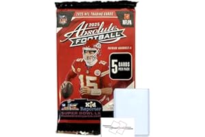 2025 Absolute Football NFL Gravity Pack(s) with 5 Trading Cards (Per Pack) + Toploader(s) + StreetCards Magnet! Look for Kaboom Horizontals! (Pack + Toploader, 1.0, 1 Pack)