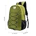 25L TIBAG Water Resistant Lightweight Packable Folding Foldable Daypack Backpack (ARMY GREEN)