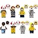 Rose Rock Tiny Action Play Figures Toys from Stephen King's It Movie Mini Building Blocks for Kids Christmas Halloween Pennywise The Clown Set of 8